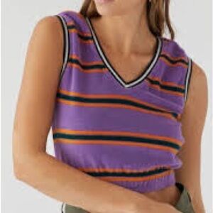 EUC Urban Outfitters IETS FRANS Terry V-neck Tank Small